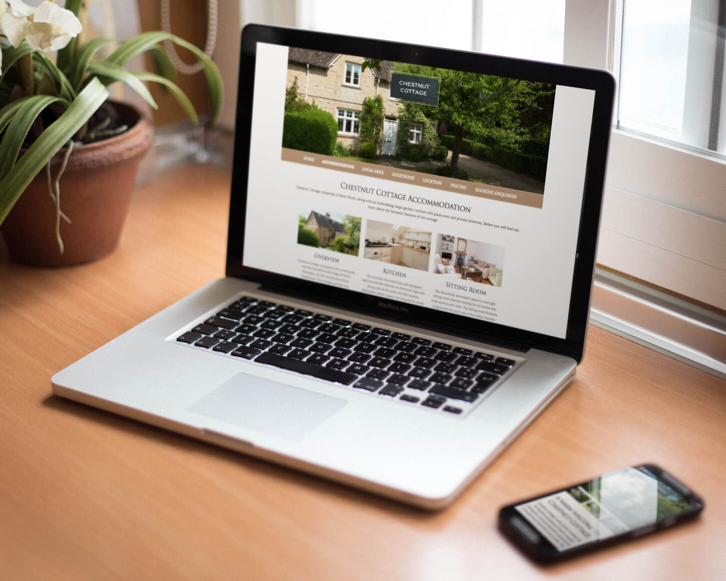 Chestnut Cottage website