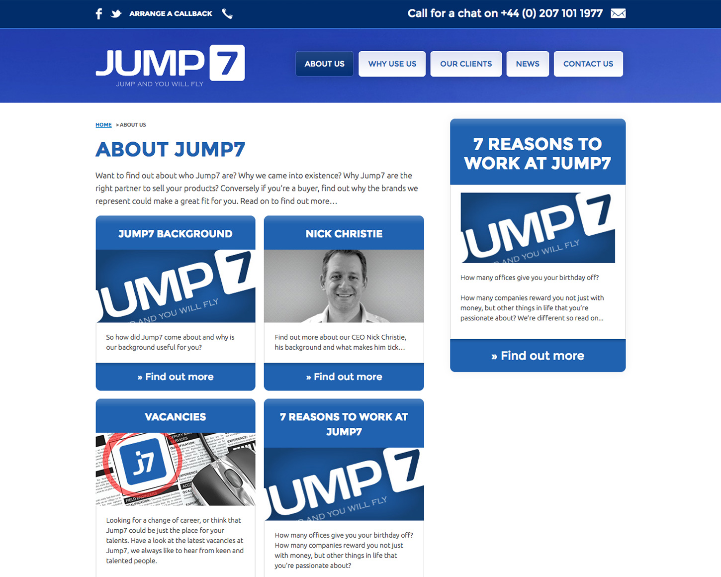 Jump7 website