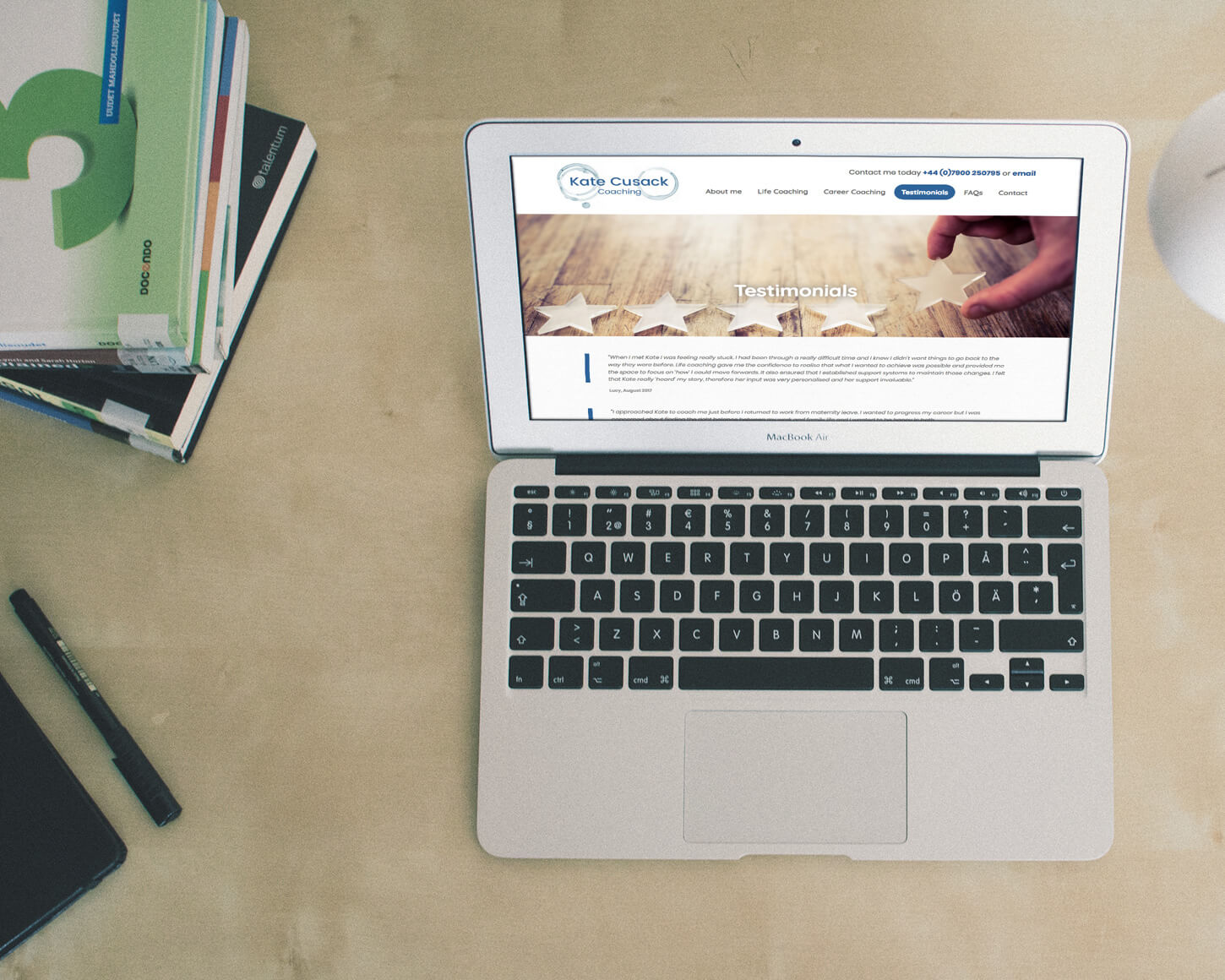 Kate Cusack Coaching website