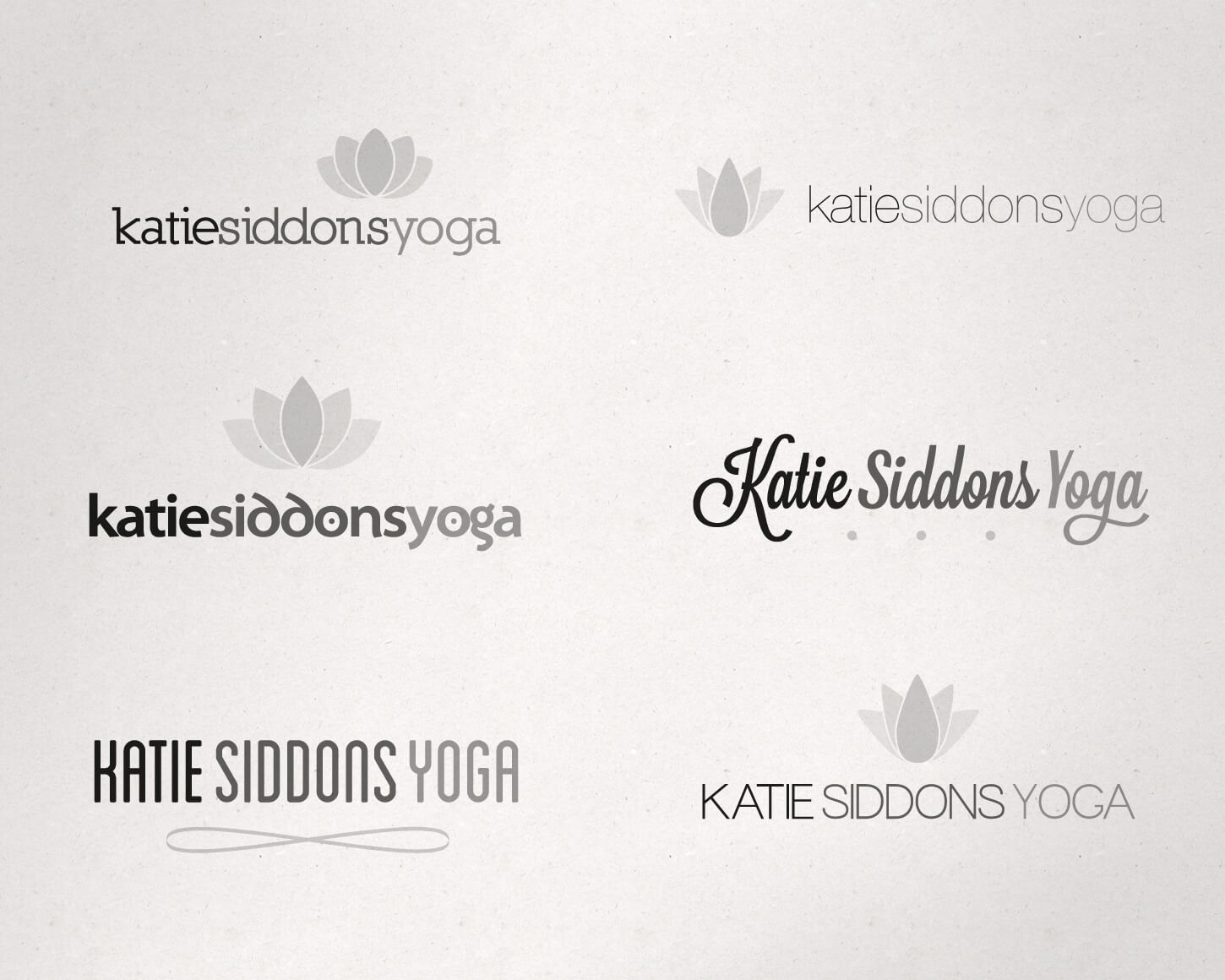 Katie Siddons Yoga branding
