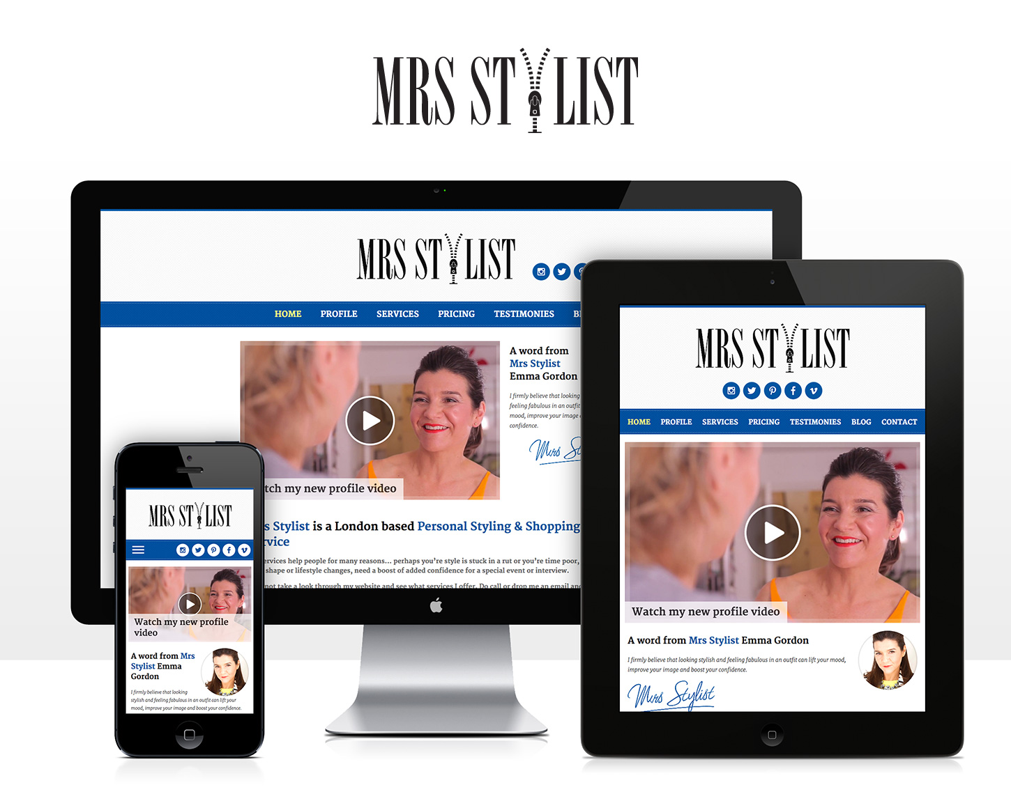 Mrs Stylist website