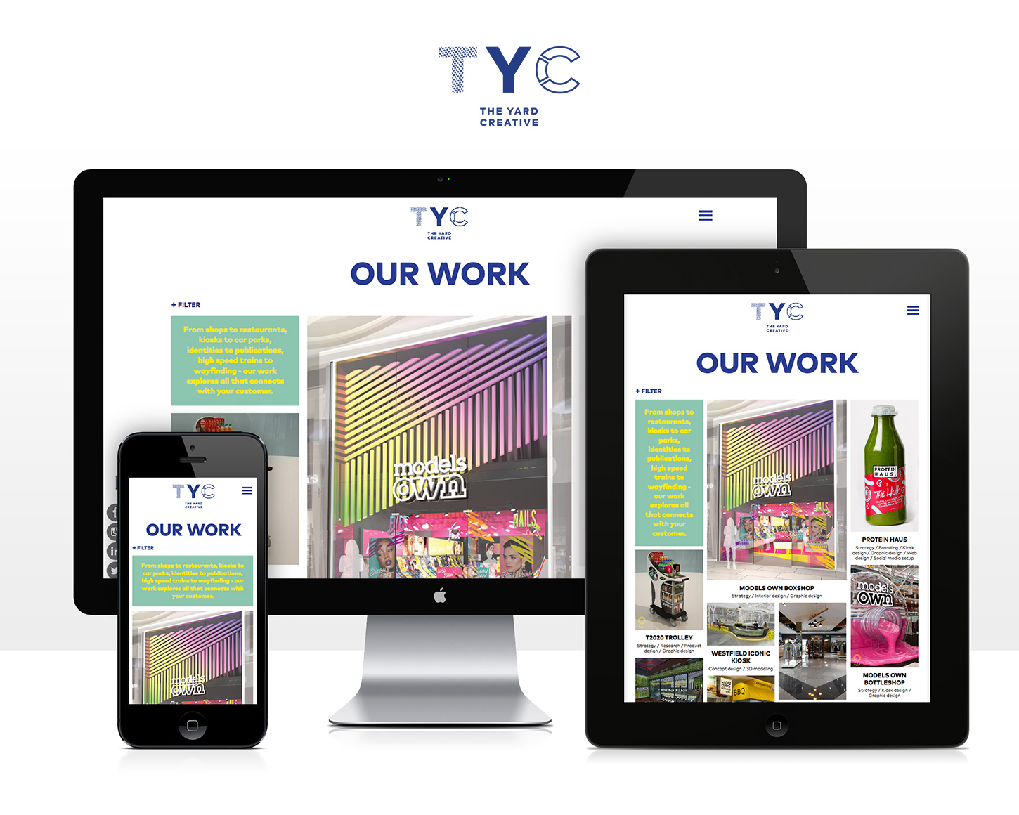 The Yard Creative website