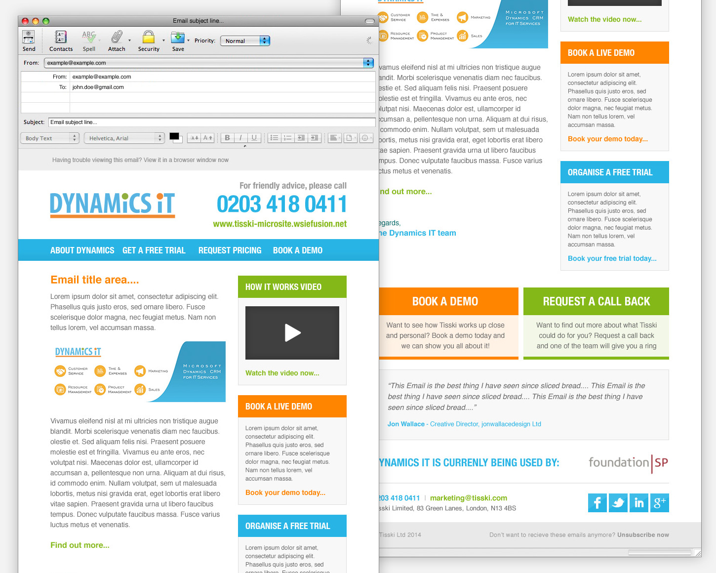 Tisski HTML Email Marketing
