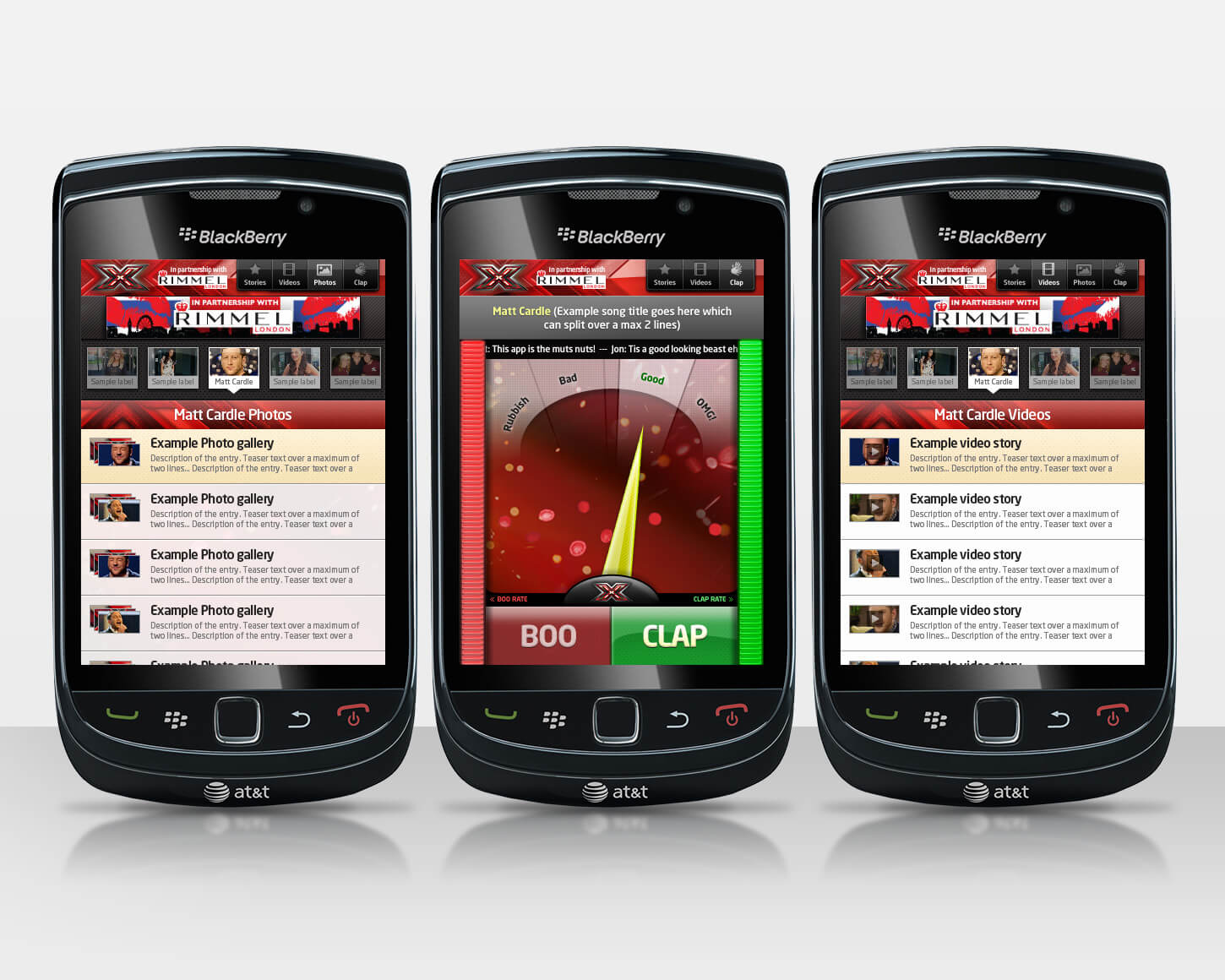 X Factor mobile apps